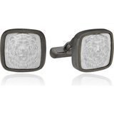 Melie Jewelry Leo 925 Ayar Gümüş Erkek Kol Düğmesi - Standart