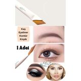 Melien Çekici Kaş Fırçası Dumanlı Göz Farı Eyeliner Kirpik Makyaj Fırçası Burun Kontur Seti Kalemi Aksesuar