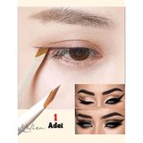 Melien Profesyonel Eyeliner Makyaj Fırçası Ultra İnce Düz Uçlu Kolay Uygulama Gözaltı Kaş Boyama Fırçası