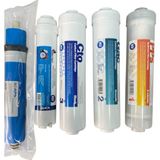 Melih Su Arıtma Su Arıtma Filtresi Nsf Onaylı 5 Aşamalı Premium Inline Filtre Sistemi - Beyaz