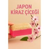 meliha hanım Doğal El Yapımı Kabak Lifli Japon Kiraz Çiçeği sabun