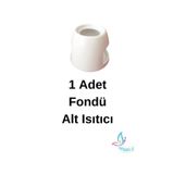 melik's Dekorsuz Porselen Fondü Alt Isıtıcı Yedek