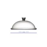 Melik's Paşabahçe Cam Kek Fanusu, 322mm Çapında, Ayaksız Patisserie Saklama Kabı