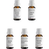 Melis Özel Ylang Ylang Yağı Limon Yağı Sedir Yağı Lavanta Yağı Nane Yağı SETİ868028702007-1