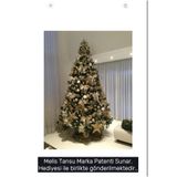 Melis Tansu Premium Yılbaşı Ağacı 210 Cm Zengin Dallı (YURTDIŞINDAN HEMEN TESLİM)