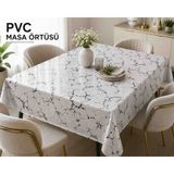 Melisa Tekstil Pvc Masa Örtüsü Su Geçirmez Silinebilir 120X140 cm - Açık Gri - 120 x 140 cm