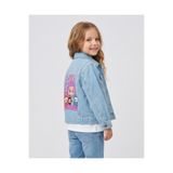 melisam.msg Kız Çocuk Denim Kot Ceket Labubu
