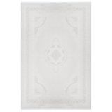 Melisandre Gri Çerçeveli Modern Geometrik Etnik Desenli Boho Makinada Yıkanabilir Hav Toz Vermez Leke Tutmaz Kaymaz Taban Dijital Makine Baskı Halı Oturma Odası Salon Yolluk Koridor Mutfak Halısı