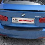 Meliset Bmw F30 Sd Arka Tampon Eşiği Koruma Mat Siyah 2011-2019 Arası Uyumlu