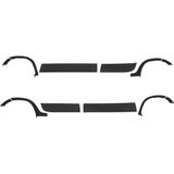 Meliset Dacia Duster Çamurluk ve Kapı Dodik Set 12 Prç.abs Set (2010-2017
