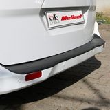 Meliset Ford Courier Mat Siyah Arka Tampon Eşiği Koruma 2014 ve Sonrası Uyumlu