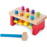 Melissa & Doug Bambam Çivi Çakma - Deluxe - Ahşap Oyuncaklar - Çok Renkli