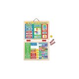 Melissa & Doug Ilk Günlük Manyetik Takvimim, Gelişimsel Oyuncak, Mıknatıslı Aktiviteler, 3+, Erkek - 1 Adet - 0 - Siyah