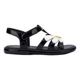 Melissa Kız Çocuk HIP BLOOMY INF Sandalet, 32, 5003270174, Siyah, Kız çocuk