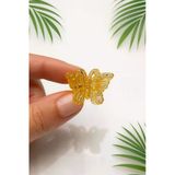 Melissa Retro Küçük Kelebek Toka (1Cm) 6 Farklı Renk 12 Adet
