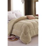 Melissa Tek Kişilik Çift Taraflı Wellsoft Yorgan - 155 x 215 cm - Kahverengi