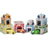 Melissa&Doug 13576 Binalar ve Araçlar Diz Oyna Kule