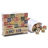 MELISSA&DOUG AHŞAP BLOKLAR ABC/123