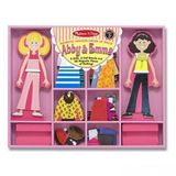Melissa&Doug Ahşap Mıknatıslı Giydirme- Abby İle Emma