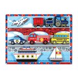 Melissa&Doug MD003725 Ahşap Tombul Yapboz Araçlar