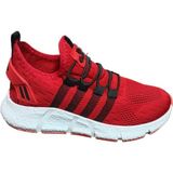 Meliten Kids Lafonten Günlük Anatomik Taban Çok Hafif Unisex Kaymaz Taban Rahat Sneaker Terletmez Spor Ayakkabı - 00Kırmızı
