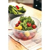 Melkan Home Badya & Bulaşık Leğeni & Çok Amaçlı Badya 9,5 Litre Büyük Badya Şeffaf - Çok Renkli