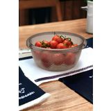 Melkan Home Badya & Bulaşık Leğeni & Hamur & Yoğurt Mayalama Kabı Çok Amaçlı Badya 6 Litre Füme