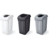 Melkan Home Banyo Çöp Kovası 27 lt. Atık Kutusu Cafe Otel Çöp Kovası Geri Dönüşüm Kutusu 27 lt. 3 Adet