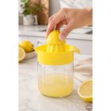 Melkan Home Cam Limon Sıkacağı, Narenciye Sıkacağı, Portakal Sıkacağı Cam Narenciye Sıkacağı 425ml - Sarı