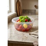 Melkan Home Çok Amaçlı Badya 6 Litre – Bulaşık Leğeni, Hamur Yoğurma ve Yoğurt Mayalama Kabı Şeffaf 29,5x13,5 cm