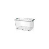Melkan Home Çok Amaçlı Tekerlekli Kilitli Saklama Kabı 50 Litre
