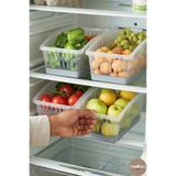 Melkan Home Dolap İçi Organizer 4’lü Set – Büyük Boy Buzdolabı Düzenleyici Saklama Kutuları 29x19x13,5 cm