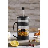 Melkan Home French Press Kahve Ve Bitki Çayı French Press Çay ve Kahve Demleme 400ml Siyah French Press