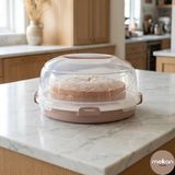 Melkan Home Hazneli Kek Fanusu Pasta Fanusu 7 Litre + 2,5 Litre Hazneli - Pudra