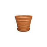 Melkan Home Kahverengi Antik Papatya Desenli Saksı 12 Litre Kahverengi