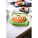 Melkan Home Kek Fanusu & Pasta Fanusu Kilitli Kapaklı Kek Fanusu 7 Litre Milenyum Yeşil Milenyum Yeşil