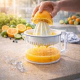 Melkan Home Limon Sıkacağı Narenciye Portakal Sıkacağı Beyaz 600 ml