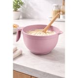 Melkan Home Mikser Kase, Çırpma Kabı, Kulplu Mikser Karıştırma Kabı 3 Litre Pudra Mikser Kabı, Kaydırmaz Tabanlı