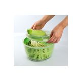 Melkan Home Salata Kurutucu Sebze Kurutucu 5 Litre Geniş Hacimli Salata Kurutucu Yeşil