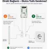 Melko 220V Ayna Arkası El Kaydırma Işık Anahtarı Sensörlü 200W Güç