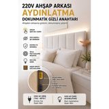Melko Electronic Ahşap-Taş Arkası 220V Dokunmatik Sensör Anahtarı Şık Görünüm ve Güvenli Kullanım