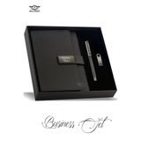 MELL & SWIPE Kişiye İsme Özel Premium Kartvizitli Ajanda Kalem 16GB USB Set Termo Deri Defter Kutulu Hediyelik