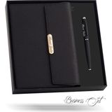 MELL & SWIPE Kişiye Özel Organizer Defter Seti Isim Yazılı Defter Kalem Vıp Hediye Kutulu Premium Hediye