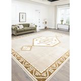 Mella Rustik Desenli El Dokuma Yün Halı 338x441 cm