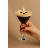 Mellcure Espresso Martini Bardağında Kahve Kokulu Doğal Soya Mumu (2 Adet)