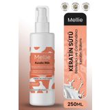 mellie Keratin Saç Bakım Sütü, Biotin ve Collagen İçeren Besleyici ve Onarıcı, Durulama Gerektirmez 250ML