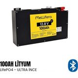 MELLİFERA Mellifera Lityum Akü 100AH Lifepo4 12.8V - Ultra Slim