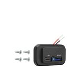 Mellifera USB Soketi QC3.0 USB A ve PD Bağlantı Noktası 12V Yat Tekne Motosiklet Kamyon için Hızlı Şarj Soketi