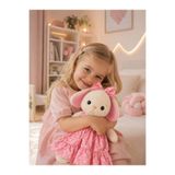 Mellito 40cm Uyku Arkadaşı Peluş Tavşan& Oyun Arkadaşı Elbiseli Tavşan & Tulumlu Peluş Tavşan