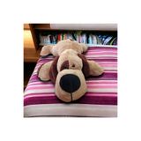 Mellito Toyzz 120 Cm Dev Boy Kahve Yatan Kopek Uyku Arkadaşı Sarılmalık Pelus Oyuncak